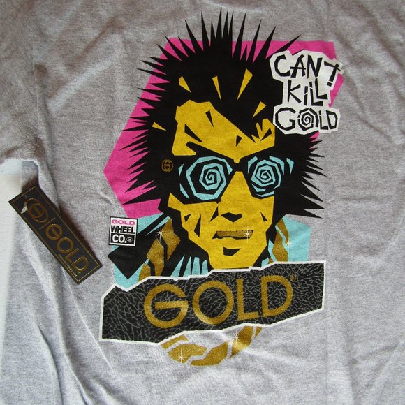Gold Wheels Genuine Kayo Skateboard Tee - Picture 1 of 8